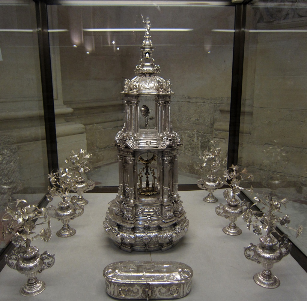 Silver Reliquary (16th-17th C.) and Lilies (18th C.)